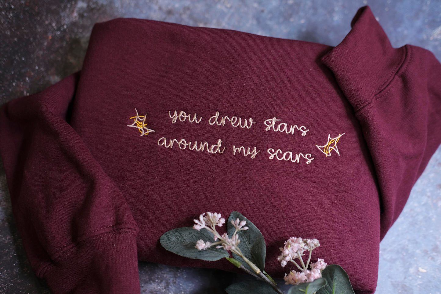 You drew stars around my scars