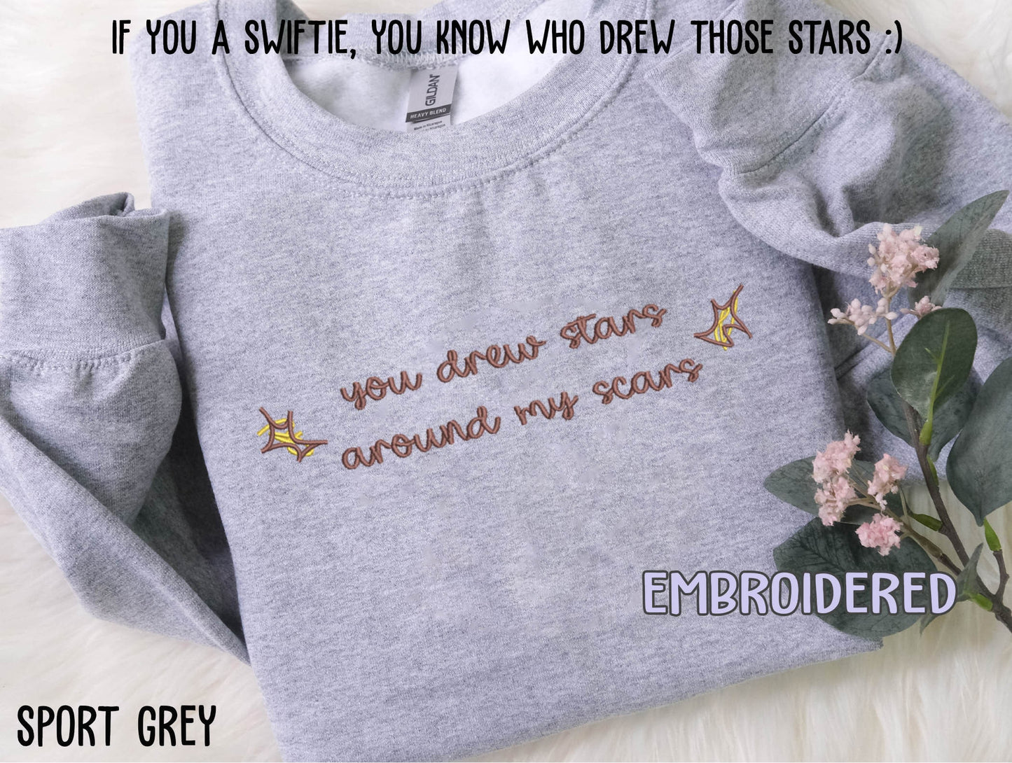 You drew stars around my scars