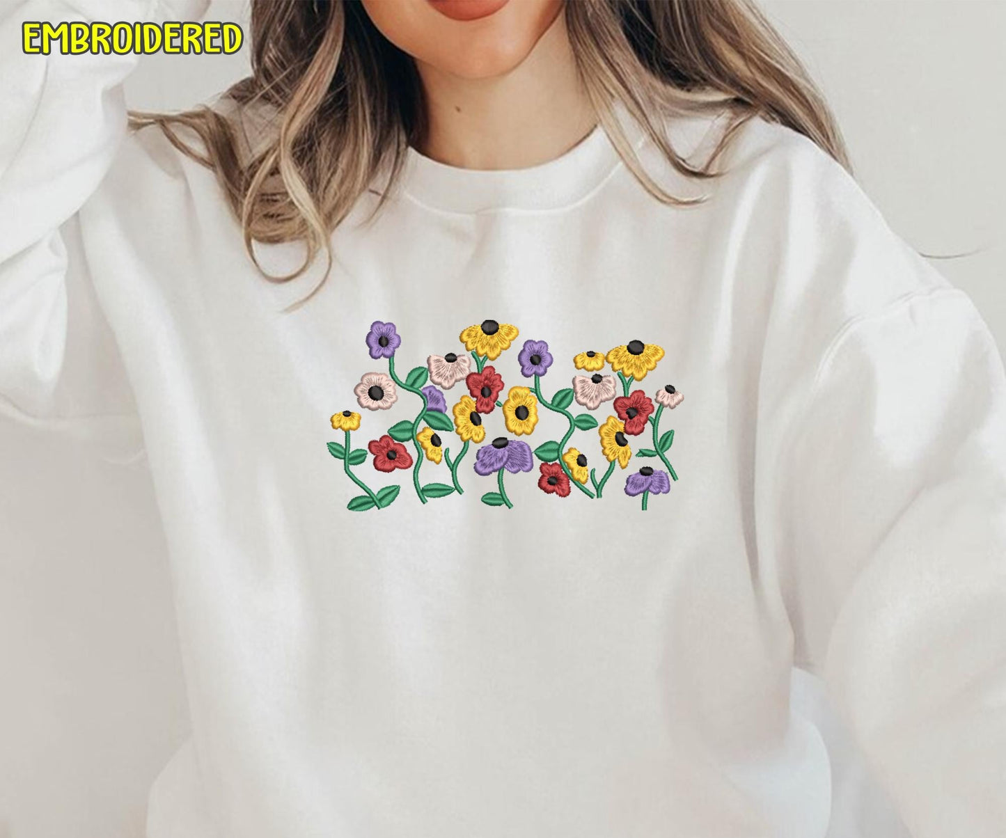Embroidered Piano Flowers Eras Surprise Songs