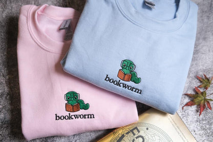 Bookworm Embroidered Sweatshirt