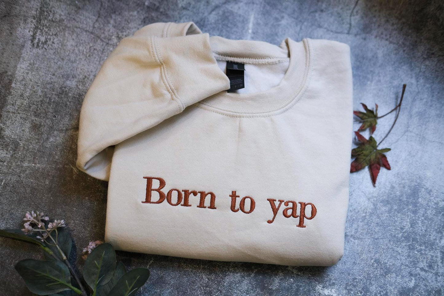 a t - shirt that says born to yap on it