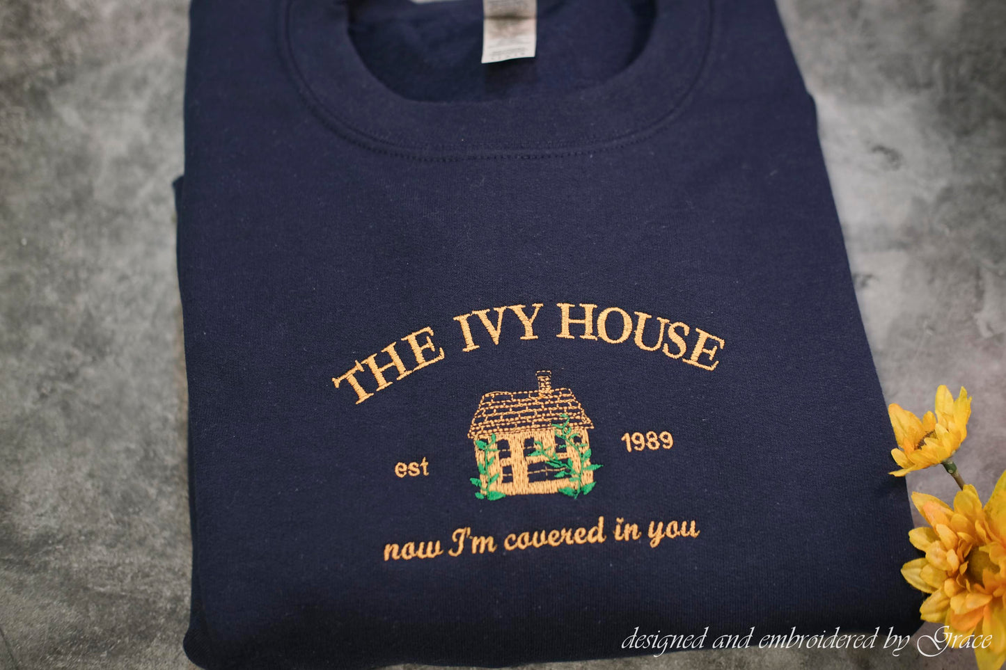 The Ivy House Embroidered Sweatshirt