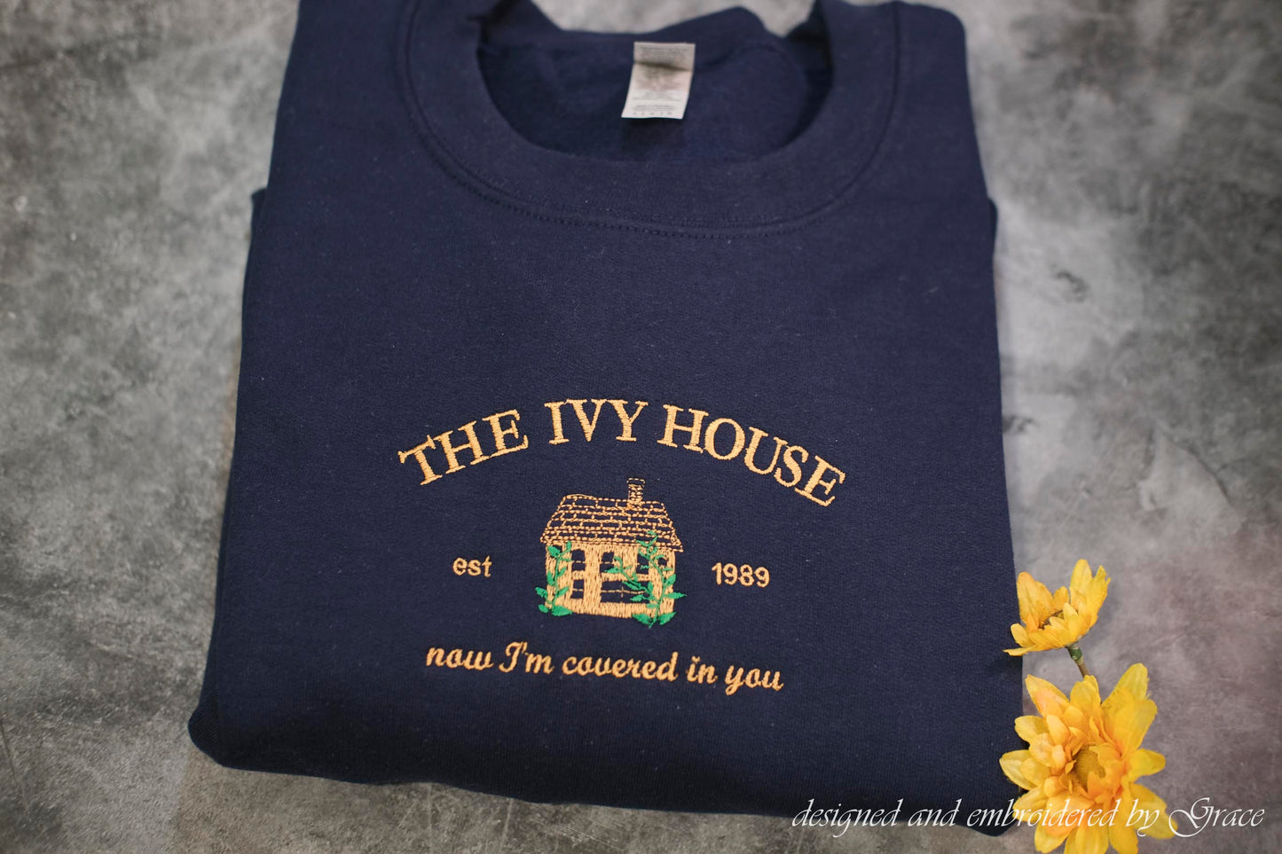 The Ivy House Embroidered Sweatshirt