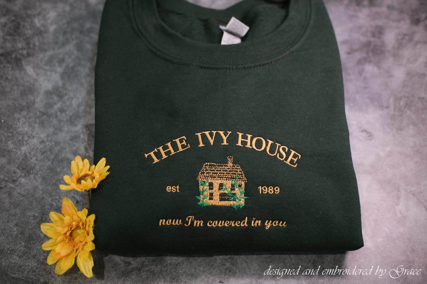 The Ivy House Embroidered Sweatshirt