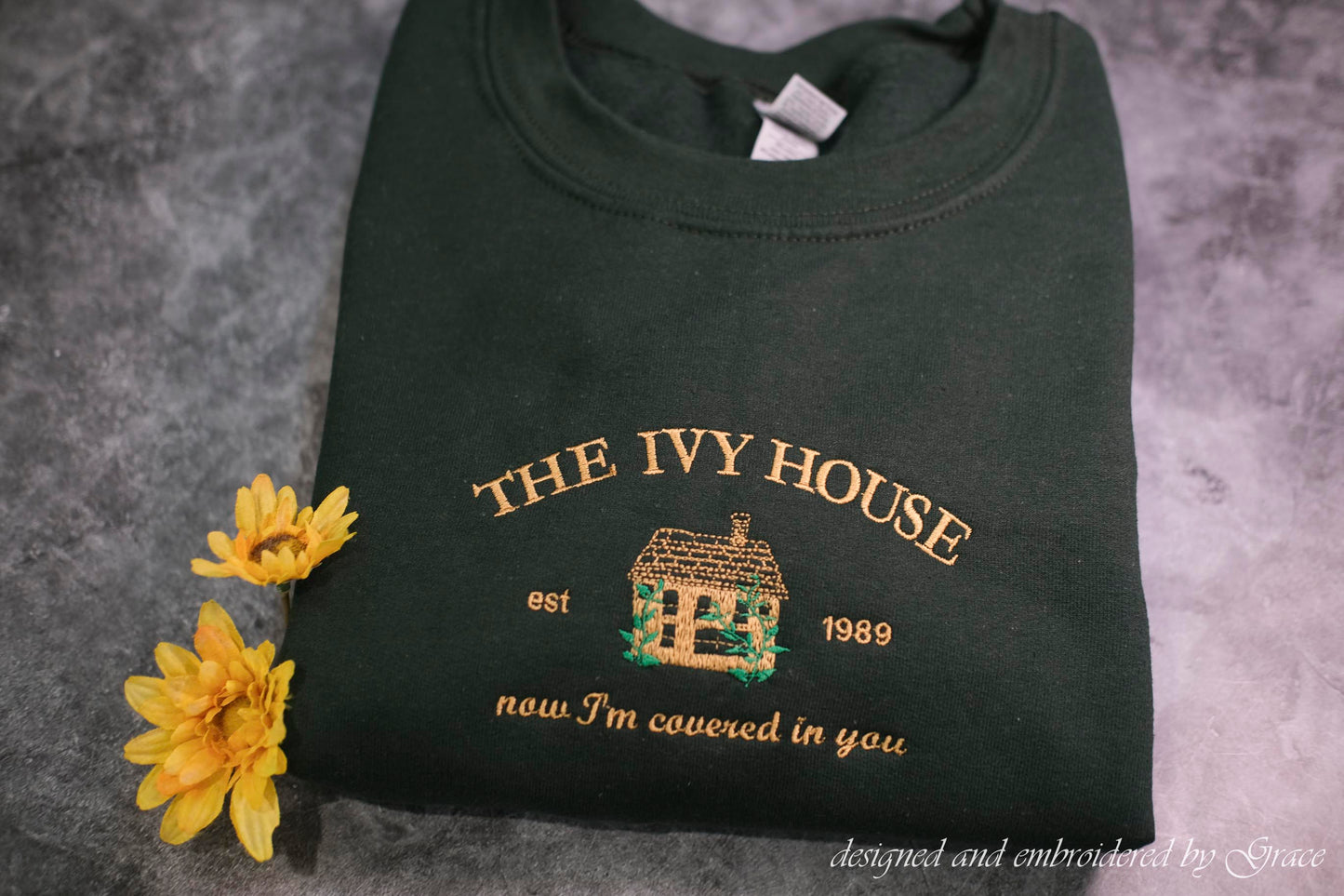 The Ivy House Embroidered Sweatshirt