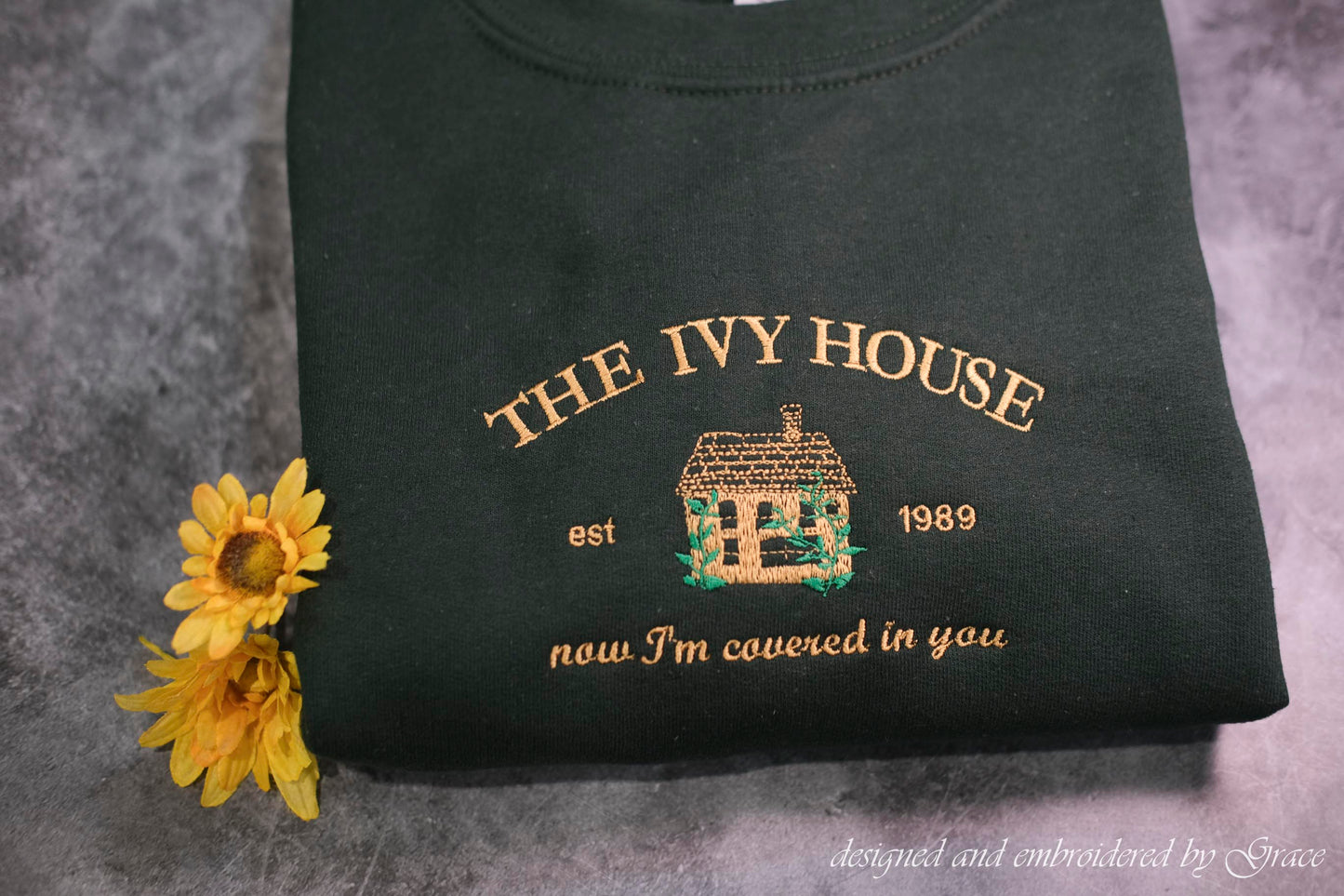 The Ivy House Embroidered Sweatshirt