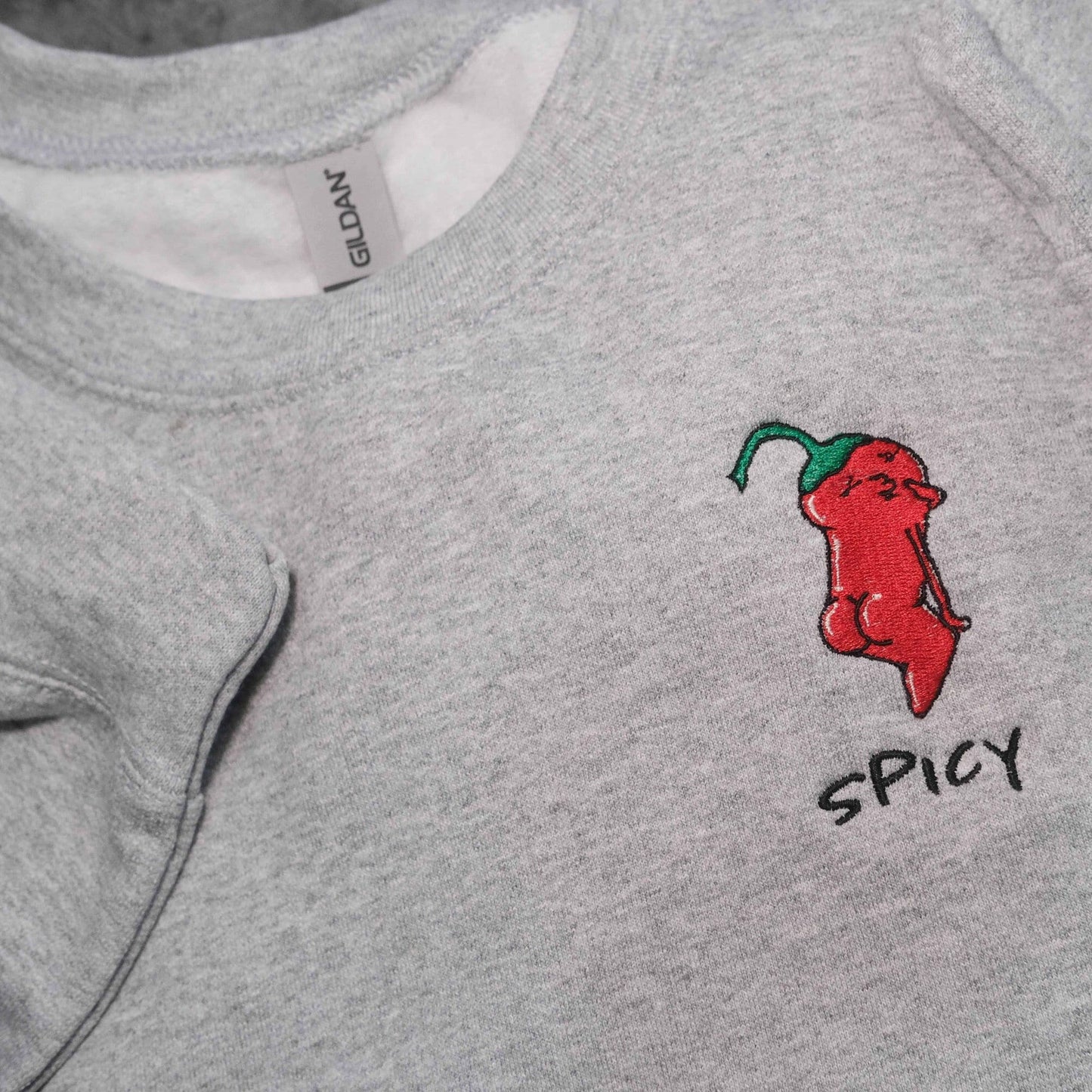 Spicy Funny Embroidered Sweatshirt | Hoodie | Tshirt