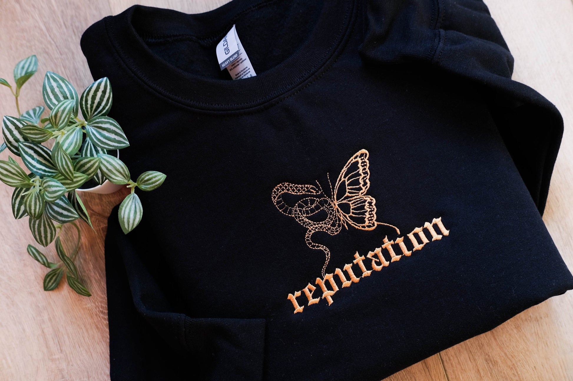 Reputation  Subtle merch for Swiftie Taylor inspired sweatshirt gift for swiftie Embroidered sweatshirts