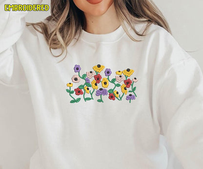 Embroidered Piano Flowers Eras Surprise Songs