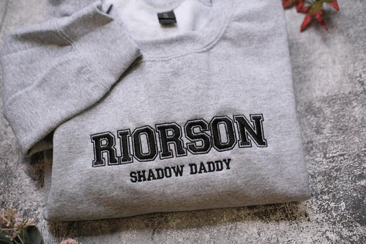 Riorson Shadow Daddy Embroidered Sweatshirt