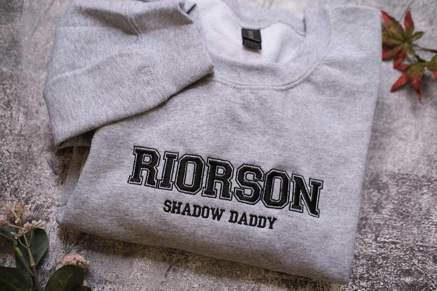 Riorson Shadow Daddy Embroidered Sweatshirt