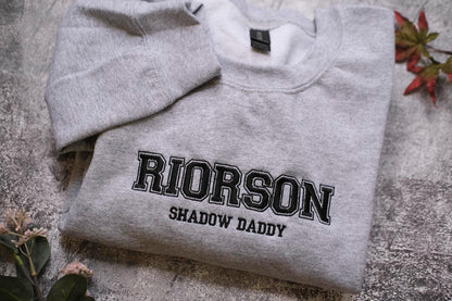Riorson Shadow Daddy Embroidered Sweatshirt