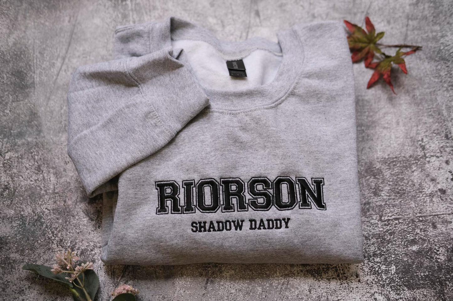 Riorson Shadow Daddy Embroidered Sweatshirt