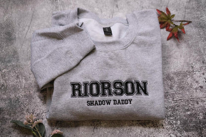 Riorson Shadow Daddy Embroidered Sweatshirt