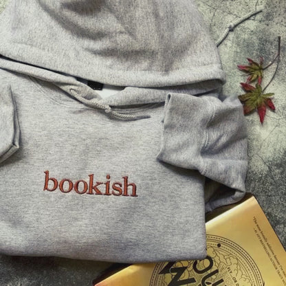 Bookish Embroidered Sweatshirt,Embroidered Sweatshirt,Trendy sweatshirt,Reading Sweatshirt,Book Readers Gift,Book Readers Gift