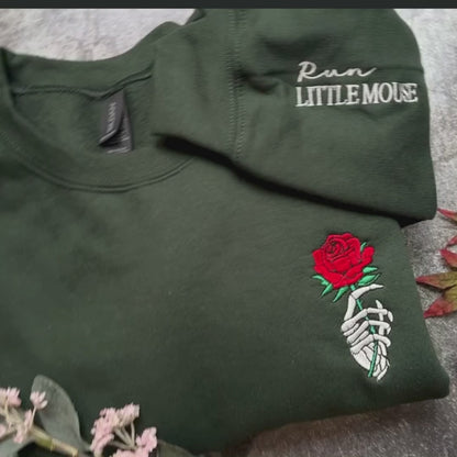 Run Little Mouse Rose Skeleton