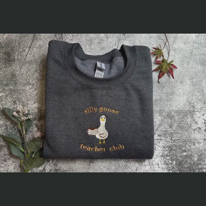 Silly Goose Teacher Club Embroidered Shirt